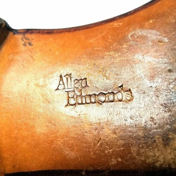 Allen Edmonds Mateza Mahogany Calfskin Leather Tassel Loafer Shoes Mens 10 B VTG