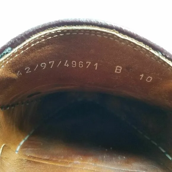 Allen Edmonds Mateza Mahogany Calfskin Leather Tassel Loafer Shoes Mens 10 B VTG