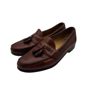 Allen Edmonds Maxfield Loafers 11.5 E Leather Brown Tassel Shoes Made in USA