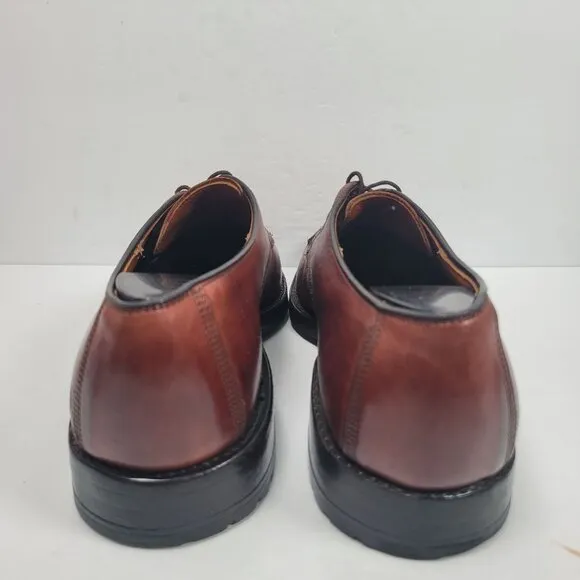 Allen Edmonds Men's Brown Split Toe Leather Shoes US Size 10D