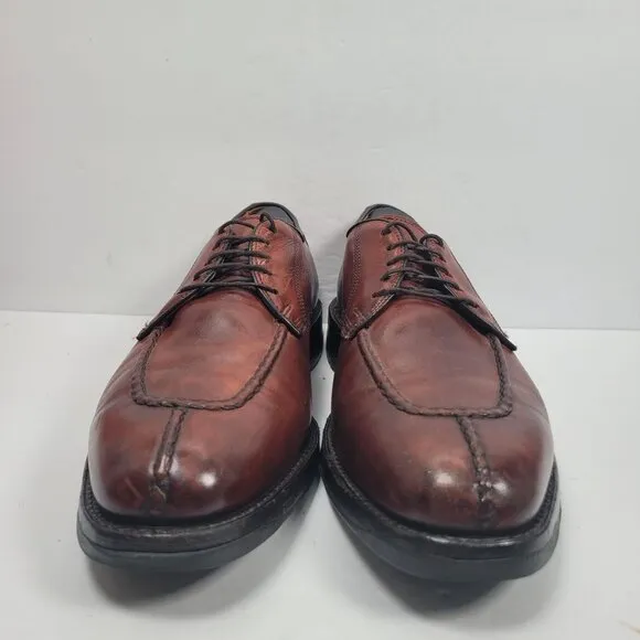Allen Edmonds Men's Brown Split Toe Leather Shoes US Size 10D