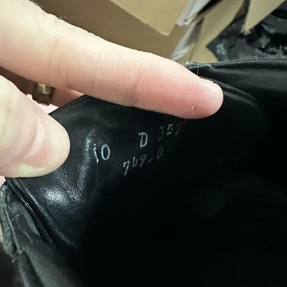 Allen Edmonds Men’s Courtside Fashion Sneaker Sz 10 D Black Leather Shoe