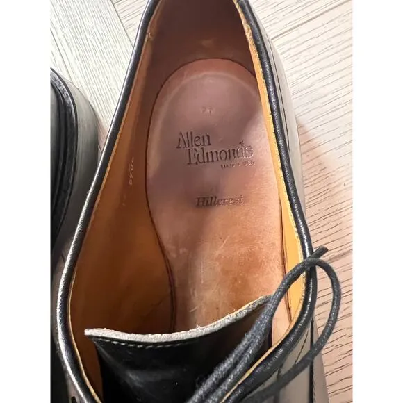 Allen Edmonds men’s lace up‎ oxford black leather dress shoes. Size 12D