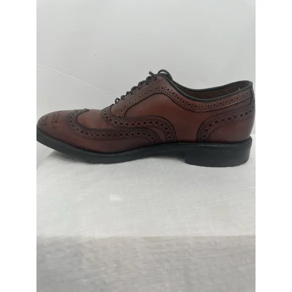 ALLEN EDMONDS Mens McAllister Oxfords 7.5 D Dress Shoes USA Oxblood Dainite 6220