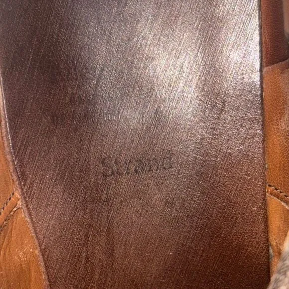 Allen Edmonds Mens Sz 8.5 Brown Walnut Strand By Brooks Brothers Leather Oxfords