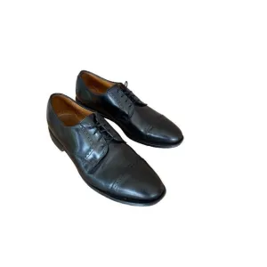Allen Edmonds Mens Black Lace Up Cap Toe Leather Oxford Dress Shoes Size 11