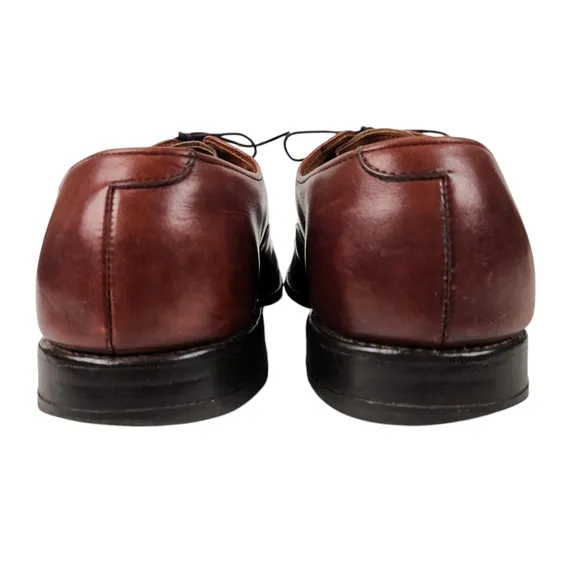 Allen Edmonds Park Avenue Chili Burnished Calf Leather Dress Shoes Mens Size 9.5