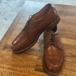 Allen Edmonds Stockbridge Brown Leather Derby Dress Shoes size 7.5 D