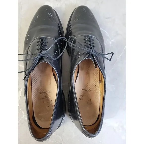 Allen Edmonds‎ Weybridge Black Oxfords Wingtip Dress Mens Shoes Size 11.5 A