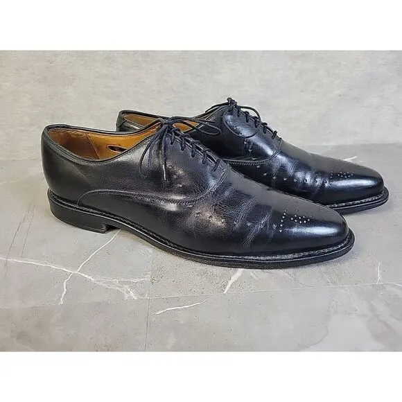Allen Edmonds‎ Weybridge Black Oxfords Wingtip Dress Mens Shoes Size 11.5 A
