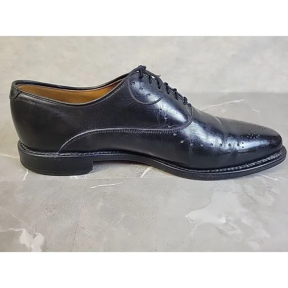 Allen Edmonds‎ Weybridge Black Oxfords Wingtip Dress Mens Shoes Size 11.5 A