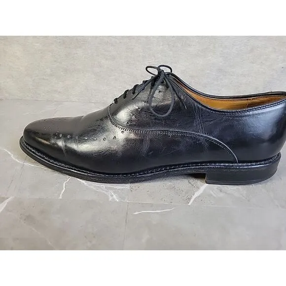 Allen Edmonds‎ Weybridge Black Oxfords Wingtip Dress Mens Shoes Size 11.5 A