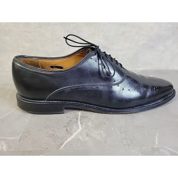 Allen Edmonds‎ Weybridge Black Oxfords Wingtip Dress Mens Shoes Size 11.5 A