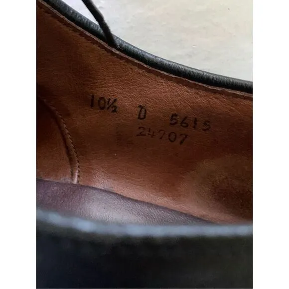Allen Edmonds Park Avenue dress shoes black men's size 10.5