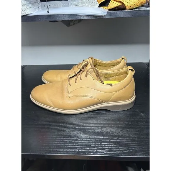 Amberjack Men's The Original Leather Dress Shoes Tan Size 10.5