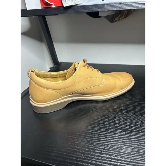 Amberjack Men's The Original Leather Dress Shoes Tan Size 10.5
