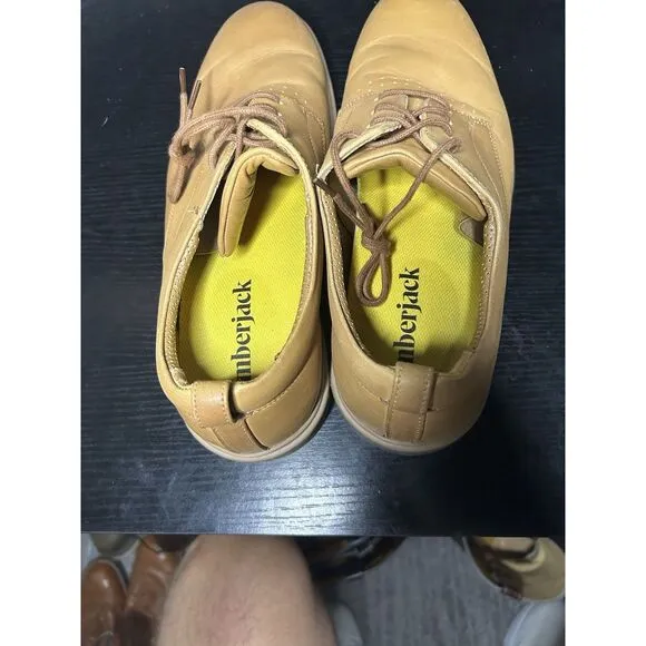 Amberjack Men's The Original Leather Dress Shoes Tan Size 10.5