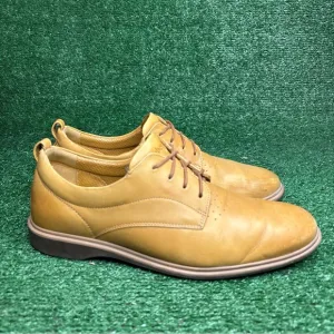 Amberjack The Original Men's Dress Shoes Size 12 Honey Leather Lace-Up Oxford