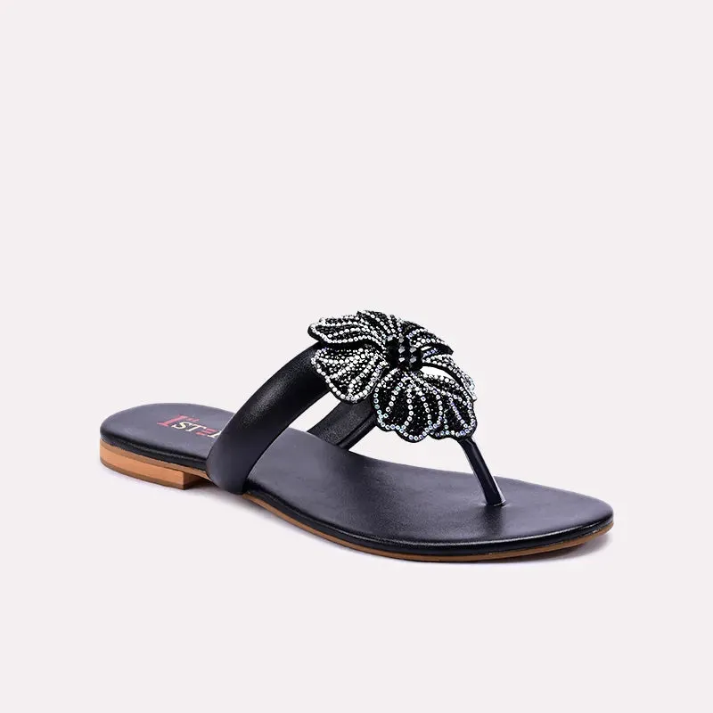 Angelina Black Fancy Flats 0412546