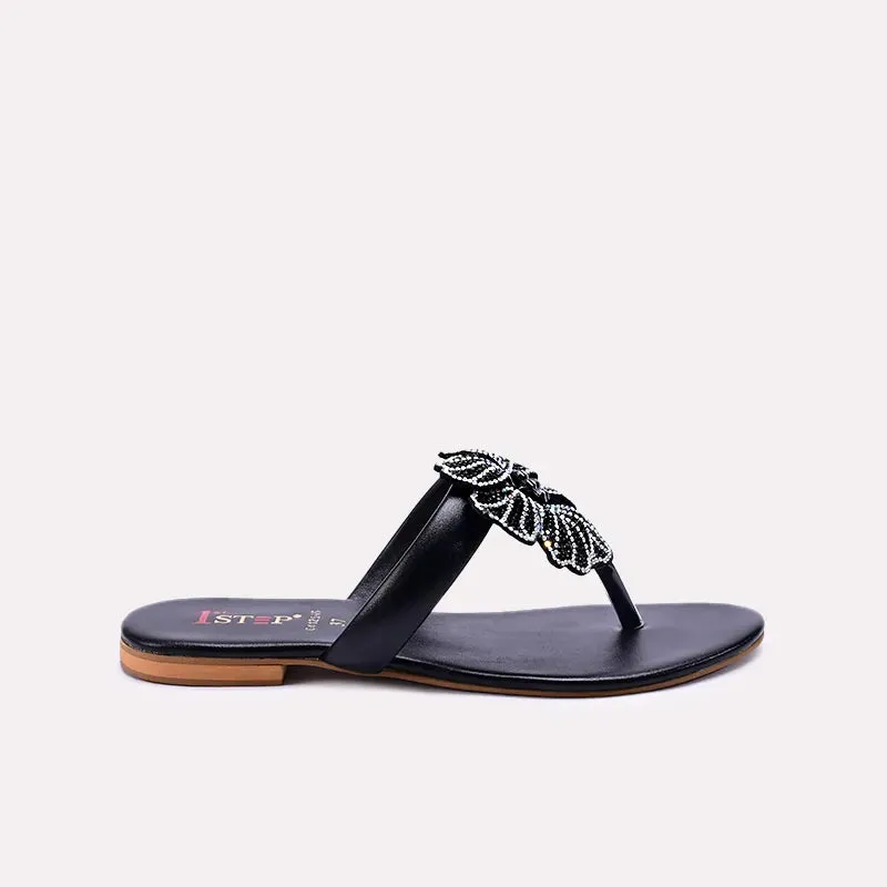 Angelina Black Fancy Flats 0412546