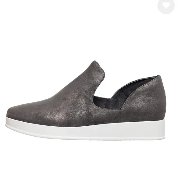 Antelope Sailor Suede Flat Fashion Sneakers Gray &amp; White Women’s EU Size 36