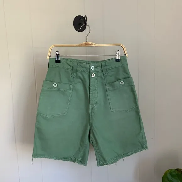 Anthropologie Pilcro Slouchy Surplus Shorts