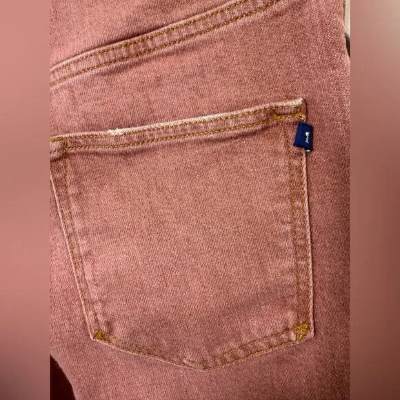 Anthropologie Pilcro The Vintage Straight Jean Mauve Size 32