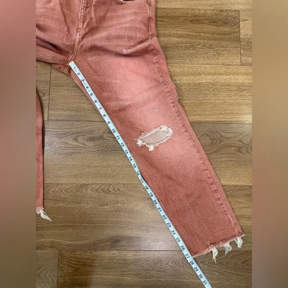Anthropologie Pilcro The Vintage Straight Jean Mauve Size 32