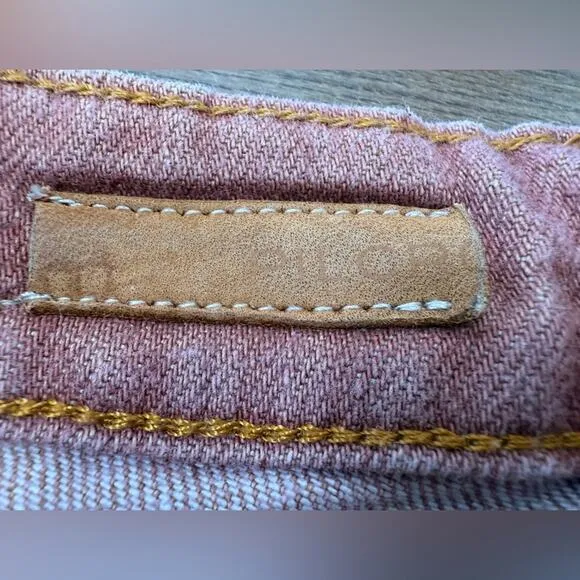 Anthropologie Pilcro The Vintage Straight Jean Mauve Size 32