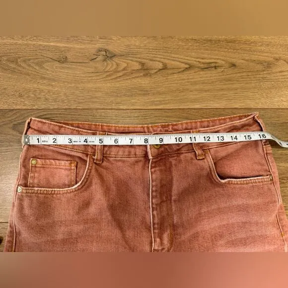 Anthropologie Pilcro The Vintage Straight Jean Mauve Size 32