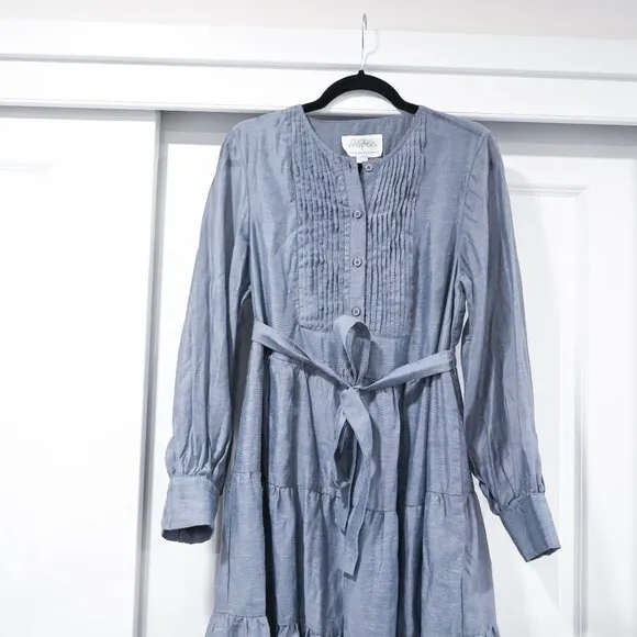 Anthropologie X Marre Small Agosta Tiered Midi Dress