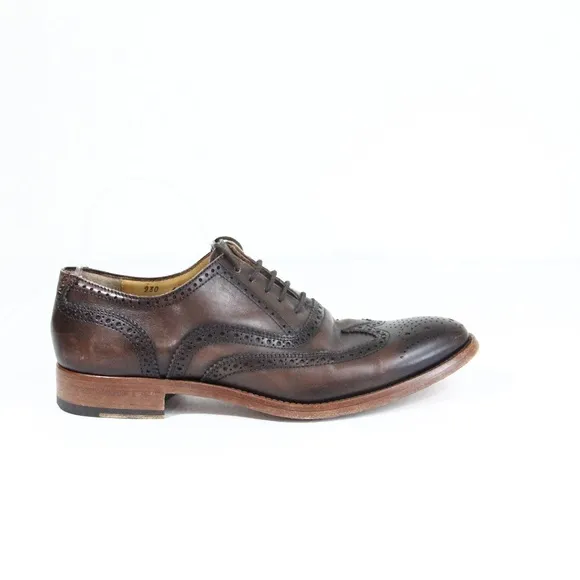 Antonio Maurizi Wingtip Oxford Work Men Dress Shoe Brogue Leather Eu 41 Italy