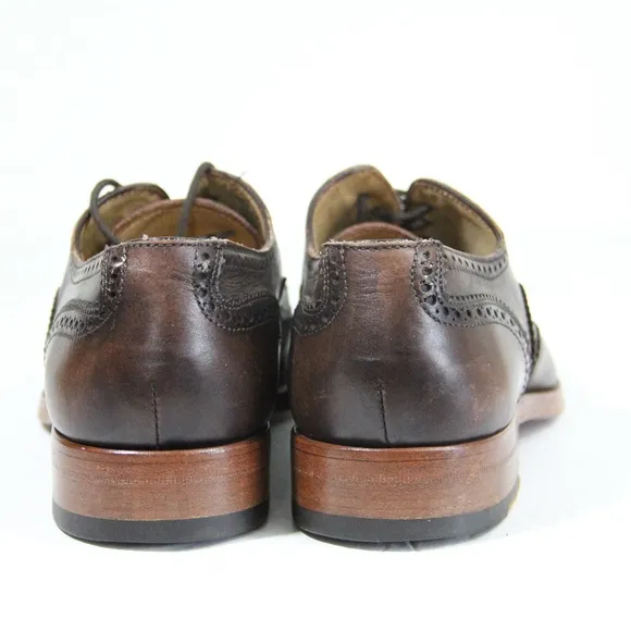Antonio Maurizi Wingtip Oxford Work Men Dress Shoe Brogue Leather Eu 41 Italy