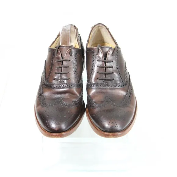 Antonio Maurizi Wingtip Oxford Work Men Dress Shoe Brogue Leather Eu 41 Italy