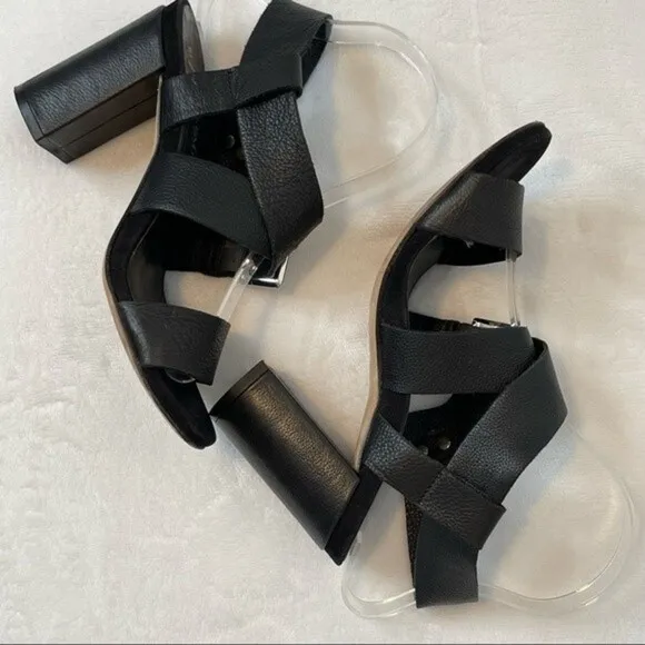 Aquatalia by Marvin K “Karat” Black Heel Sandal