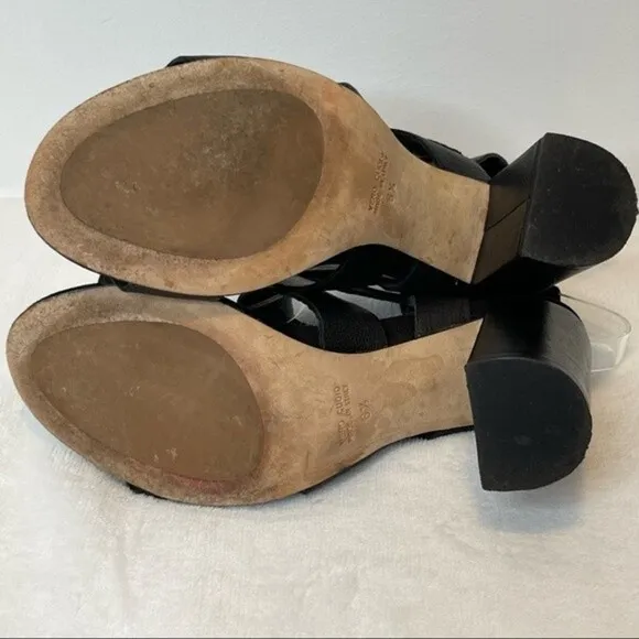 Aquatalia by Marvin K “Karat” Black Heel Sandal