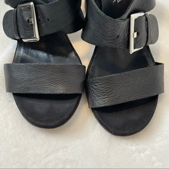 Aquatalia by Marvin K “Karat” Black Heel Sandal