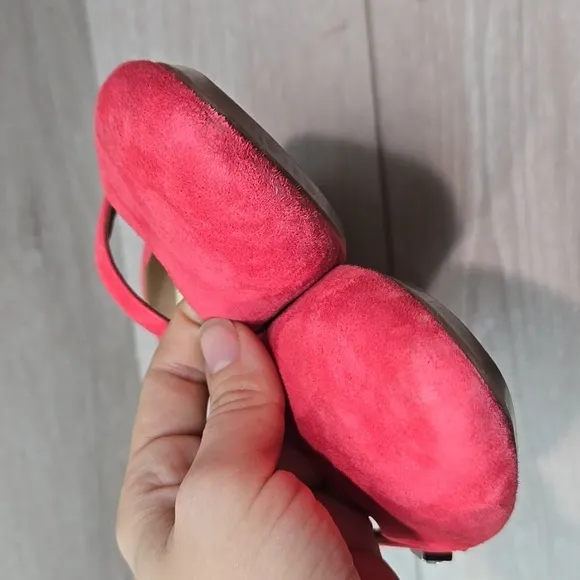 Aquatalia Women Weatherproof Pink The Pointed toe flats shoes sz 10M