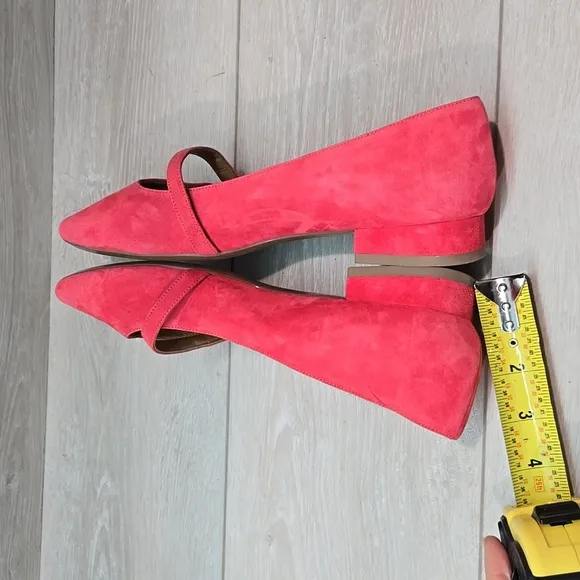 Aquatalia Women Weatherproof Pink The Pointed toe flats shoes sz 10M