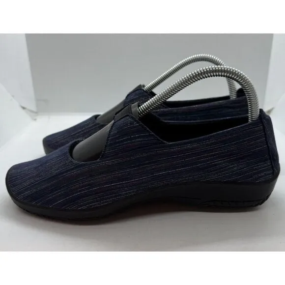 Arcopedico Leina Sorento Flats Maryjane Women’s Shoes Sz 7.5-8 EU 39 Navy/Multi