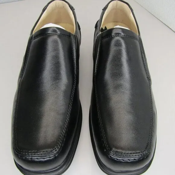 Areni One Mens Pilgrim Allure Dress Shoes Black Leather Uniform Size 8 EE Wide