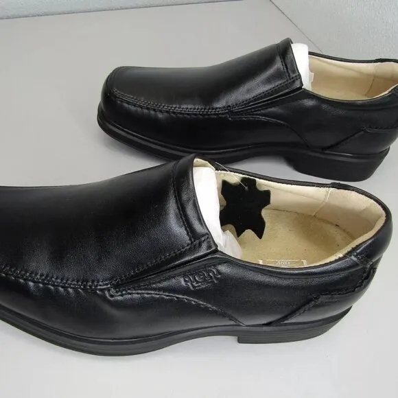 Areni One Mens Pilgrim Allure Dress Shoes Black Leather Uniform Size 8 EE Wide