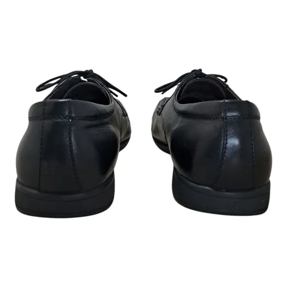 Asher Green Black Leather Oxfords Size 13