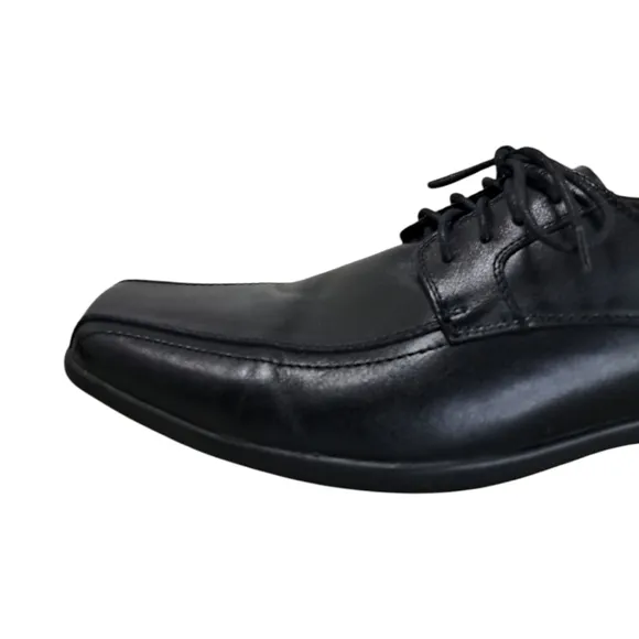 Asher Green Black Leather Oxfords Size 13