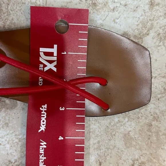 ATP Atelier Women’s‎ Red Wrap Italian Leather Sandals size 36 or 6/6.5 US