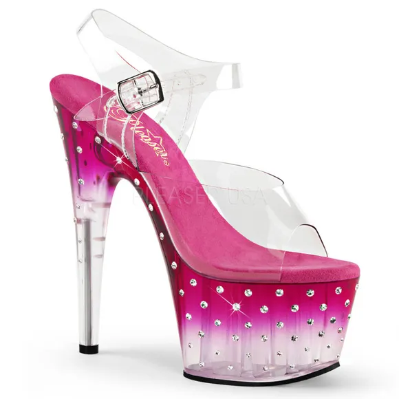 Babiecore Barbie Platform Rhinestone High Heel Shoes