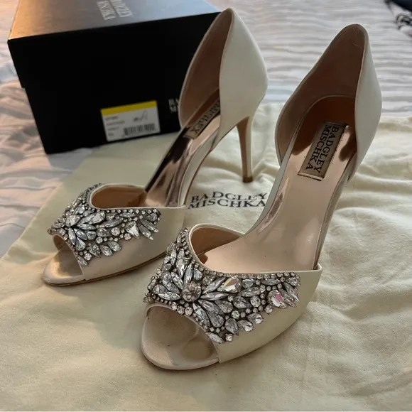Badgley Mischka Candance Wedding Heels Embellished