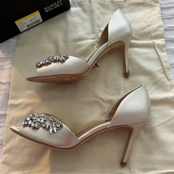 Badgley Mischka Candance Wedding Heels Embellished
