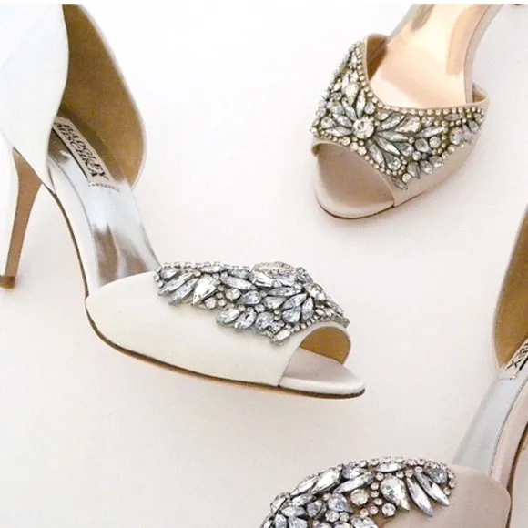 Badgley Mischka Candance Wedding Heels Embellished