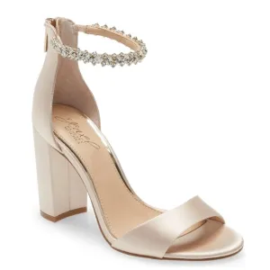 Badgley Mischka Louise Ankle Strap Heels Size 10 New $129